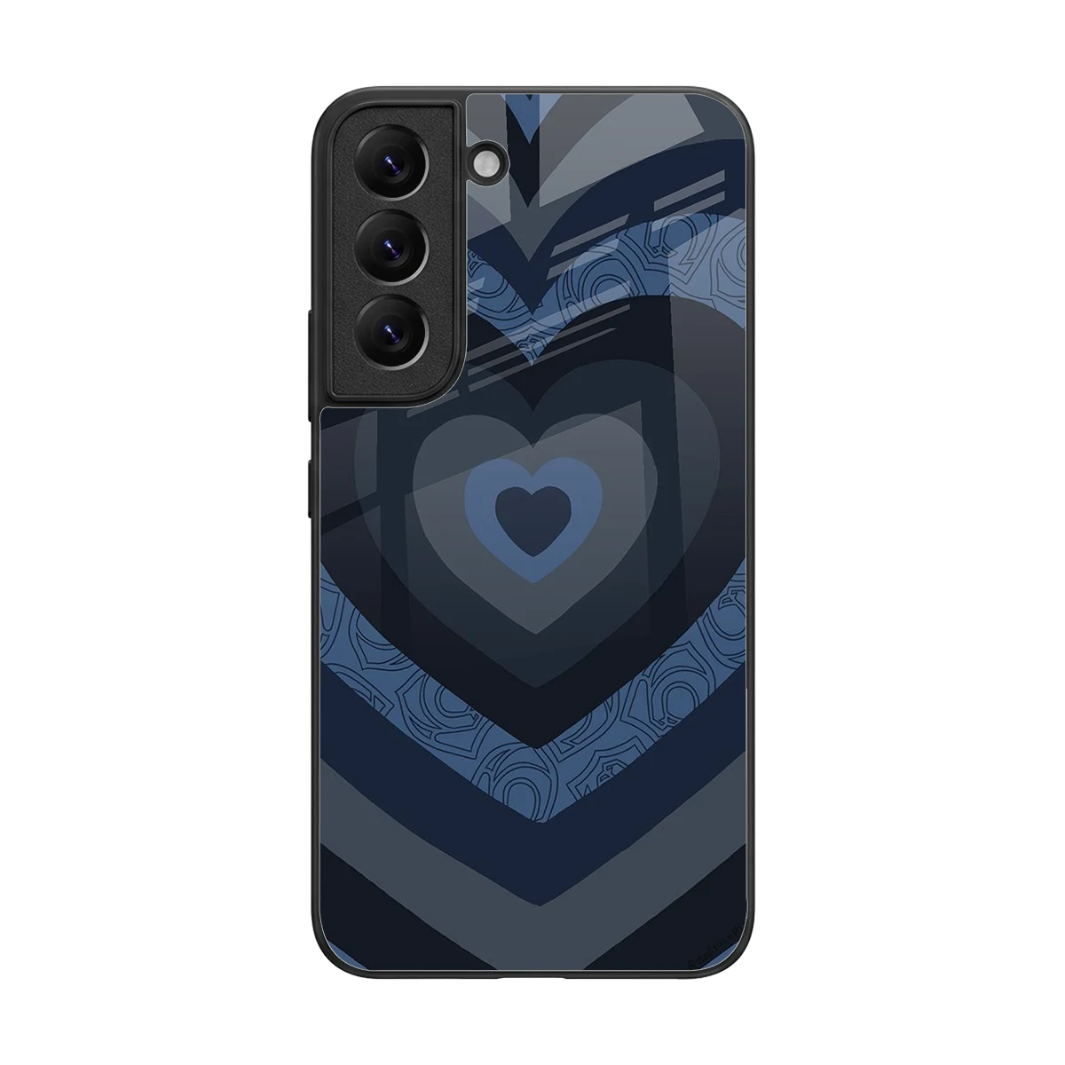 Y2K Frosted Berry Hearts back phone cover | glass case for samsung galaxy s22