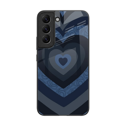 Y2K Frosted Berry Hearts back phone cover | glass case for samsung galaxy s22