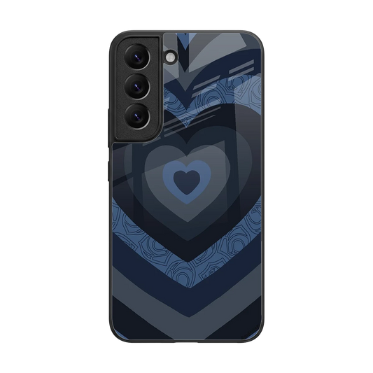 Y2K Frosted Berry Hearts back phone cover | glass case for samsung galaxy s22