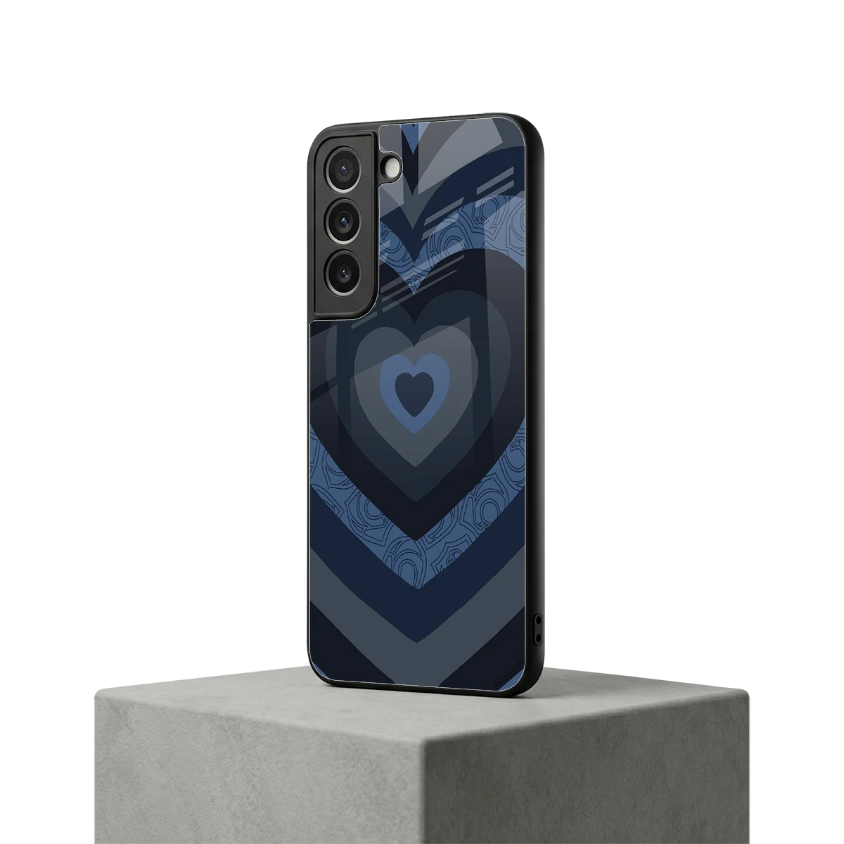 Y2K Frosted Berry Hearts samsung galaxy s22 mobile cover | shockproof glass phone case
