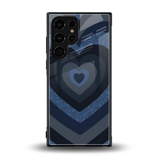 Y2K Frosted Berry Hearts back phone cover | glass case for samsung galaxy s24 ultra