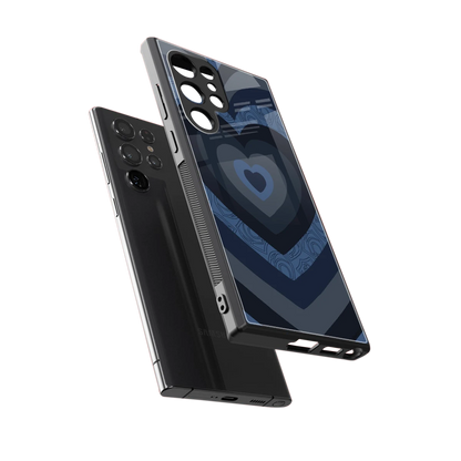Y2K Frosted Berry Hearts sleek samsung galaxy s24 ultra cover with tempered glass back and TPU edges