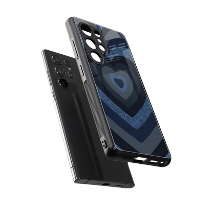 Y2K Frosted Berry Hearts sleek samsung galaxy s25 ultra cover with tempered glass back and TPU edges