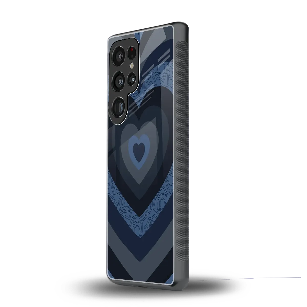 Y2K Frosted Berry Hearts samsung galaxy s25 ultra mobile cover | shockproof glass phone case