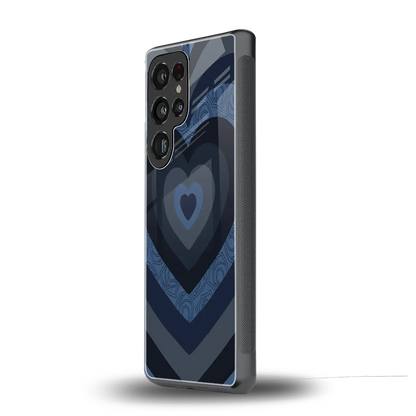 Y2K Frosted Berry Hearts samsung galaxy s25 ultra mobile cover | shockproof glass phone case