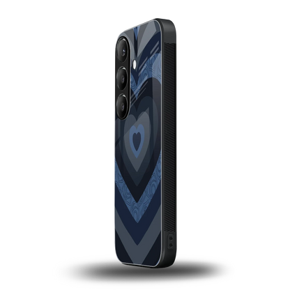 Y2K Frosted Berry Hearts samsung galaxy s24 mobile cover | shockproof glass phone case