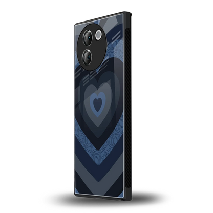 Y2K Frosted Berry Hearts vivo v30e mobile cover | shockproof glass phone case