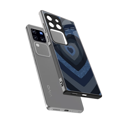 Y2K Frosted Berry Hearts sleekvivo v30 pro cover with tempered glass back and TPU edges