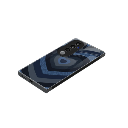 Y2K Frosted Berry Hearts stylish phone case for vivo v40 pro | glossy glass and slim fit