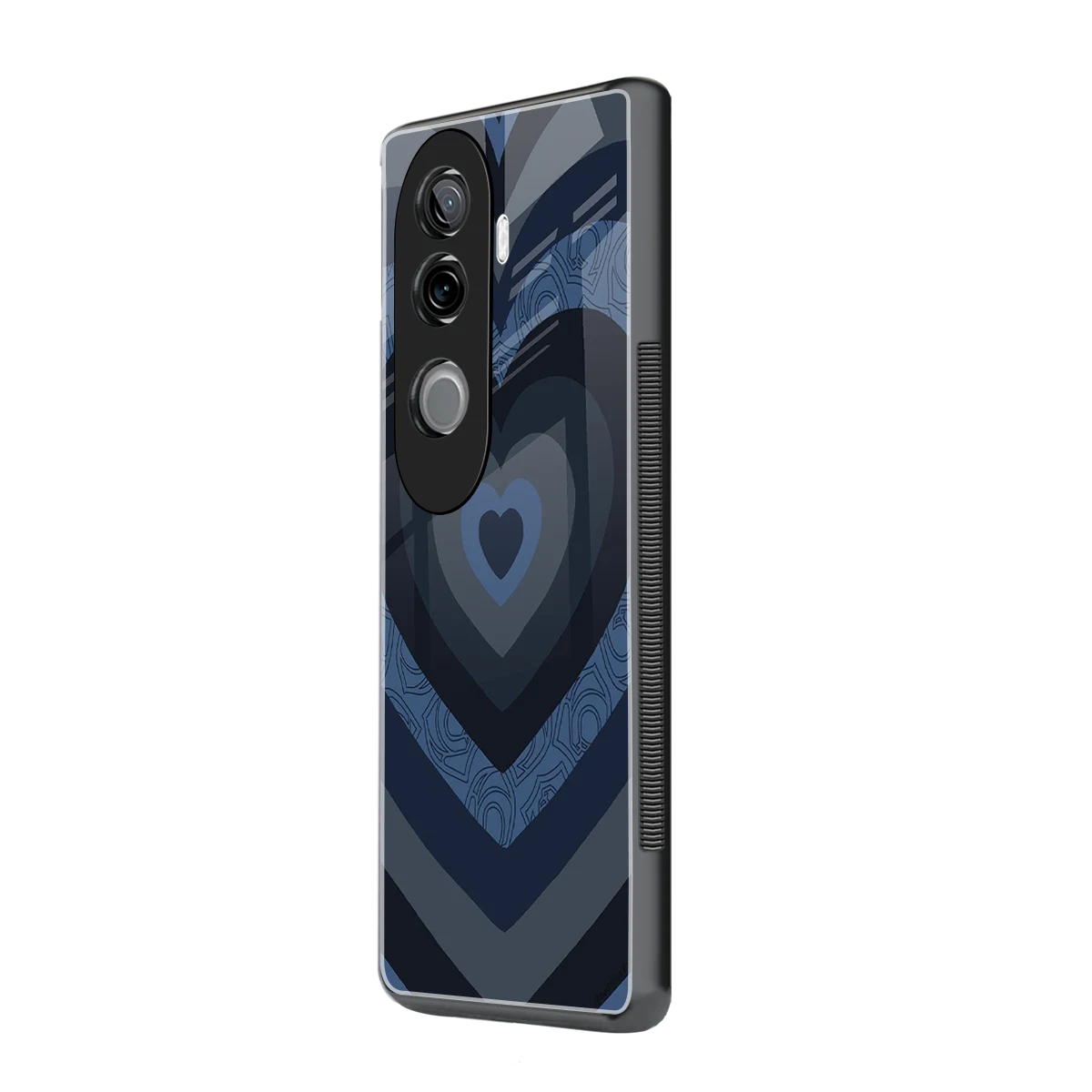 Y2K Frosted Berry Hearts vivo v40e mobile cover | shockproof glass phone case