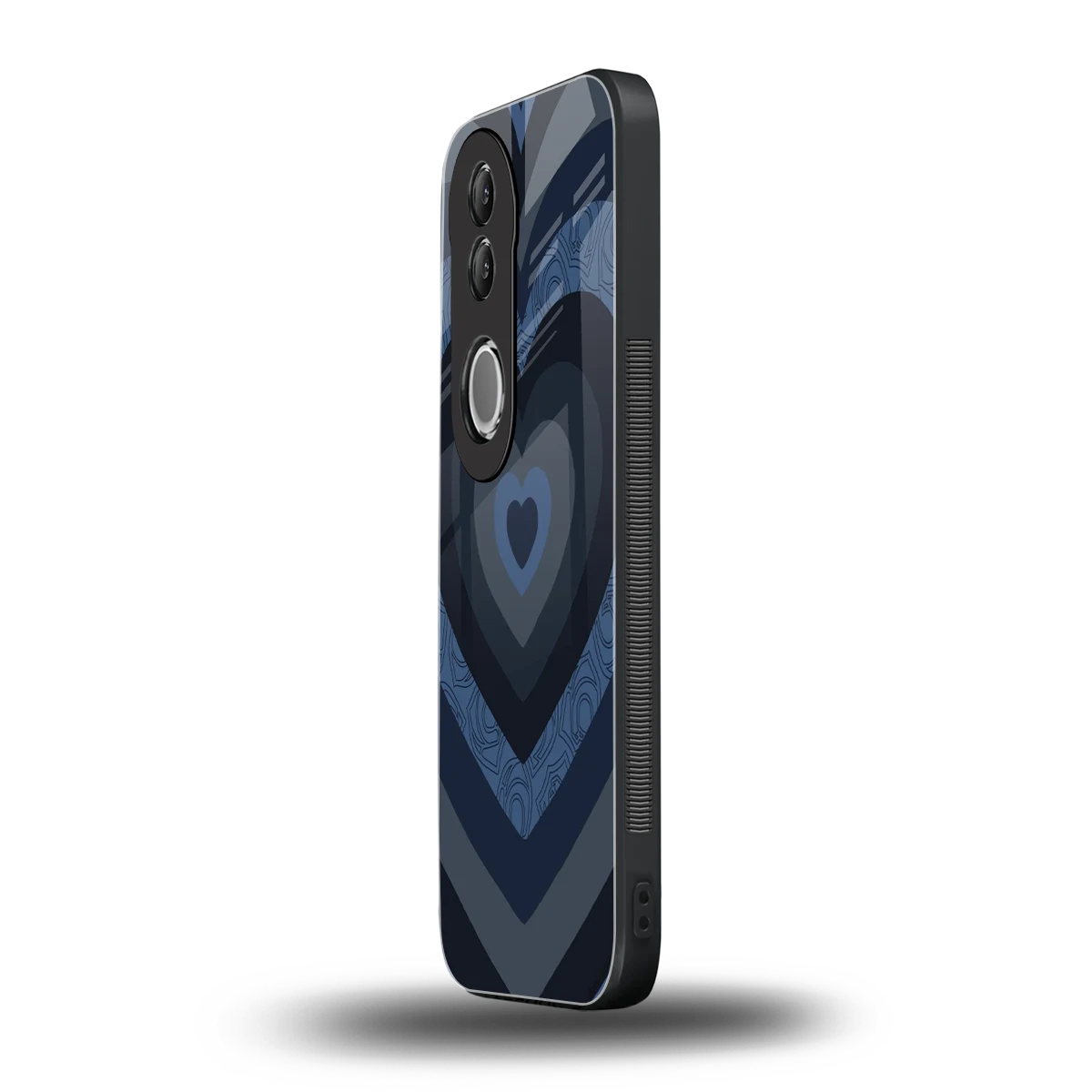 Y2K Frosted Berry Hearts vivo v50 mobile cover | shockproof glass phone case