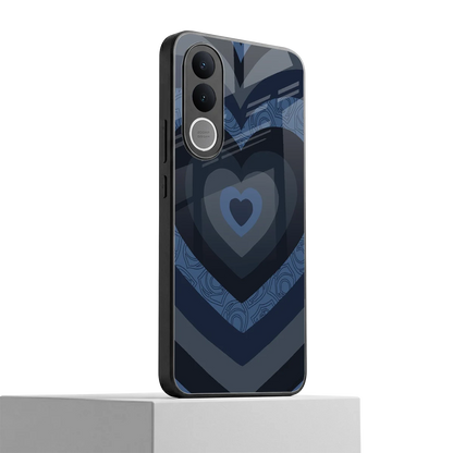 Y2K Frosted Berry Hearts vivo v70 fe mobile cover | shockproof glass phone case