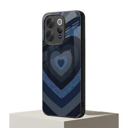Y2K Frosted Berry Hearts vivo v70 elite mobile cover | shockproof glass phone case