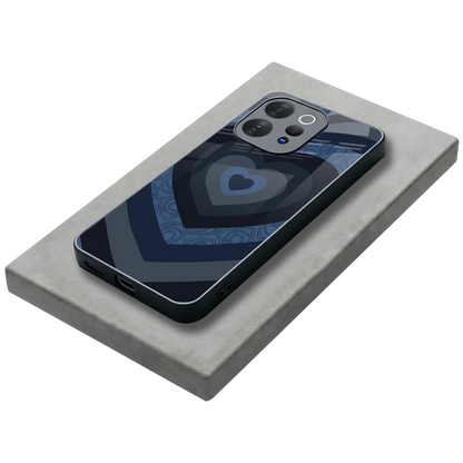 Y2K Frosted Berry Hearts stylish phone case for vivo v70 | glossy glass and slim fit