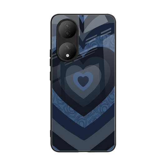Y2K Frosted Berry Hearts back phone cover | glass case for Vivo-y100