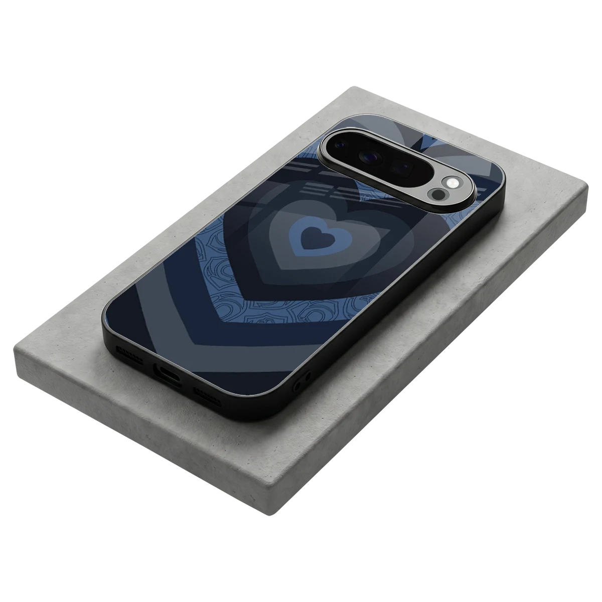 Y2K Frosted Berry Hearts stylish phone case for google pixel 10 pro | glossy glass and slim fit