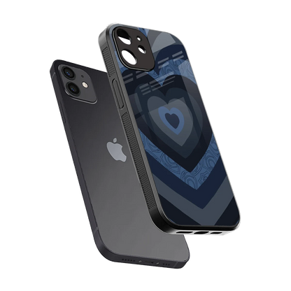 Y2K Frosted Berry Hearts sleek iphone 11 cover with tempered glass back and TPU edges