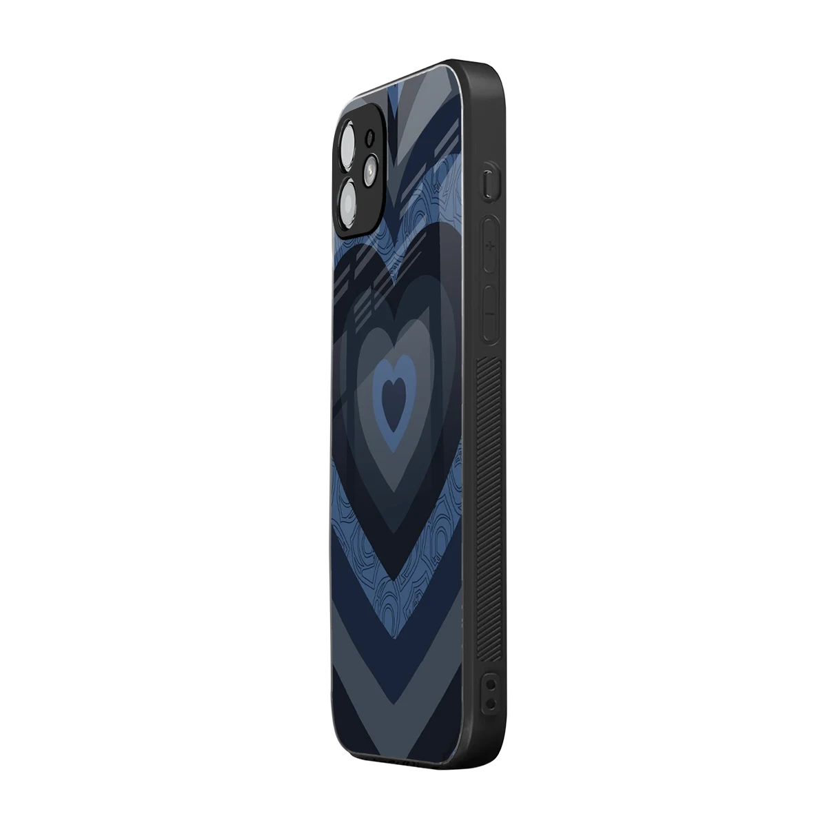 Y2K Frosted Berry Hearts iphone 11 mobile cover | shockproof glass phone case
