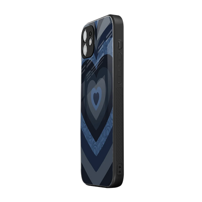 Y2K Frosted Berry Hearts iphone 11 mobile cover | shockproof glass phone case