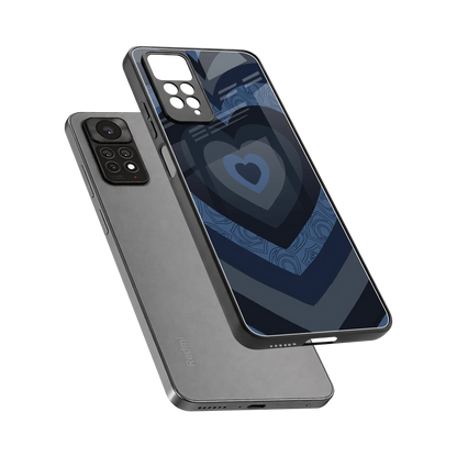 Y2K Frosted Berry Hearts sleek redmi note 11 pro cover with tempered glass back and TPU edges