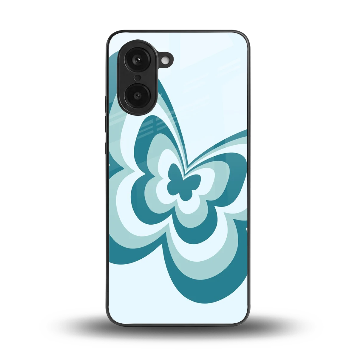 Y2K Green Butterfly back phone cover | glass case for oneplus nord ce5 5g