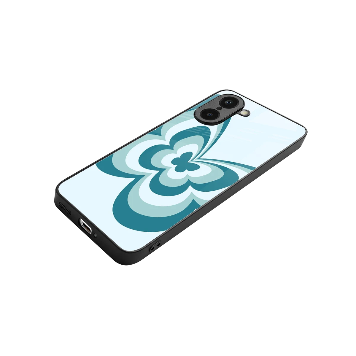 Y2K Green Butterfly stylish phone case for oneplus nord ce5 5g | glossy glass and slim fit