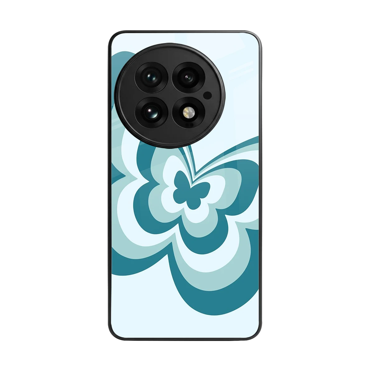 Y2K Green Butterfly back phone cover | glass case for oneplus 13