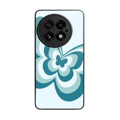Y2K Green Butterfly back phone cover | glass case for oneplus 13