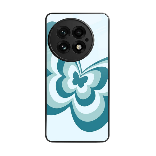 Y2K Green Butterfly back phone cover | glass case for oneplus 13