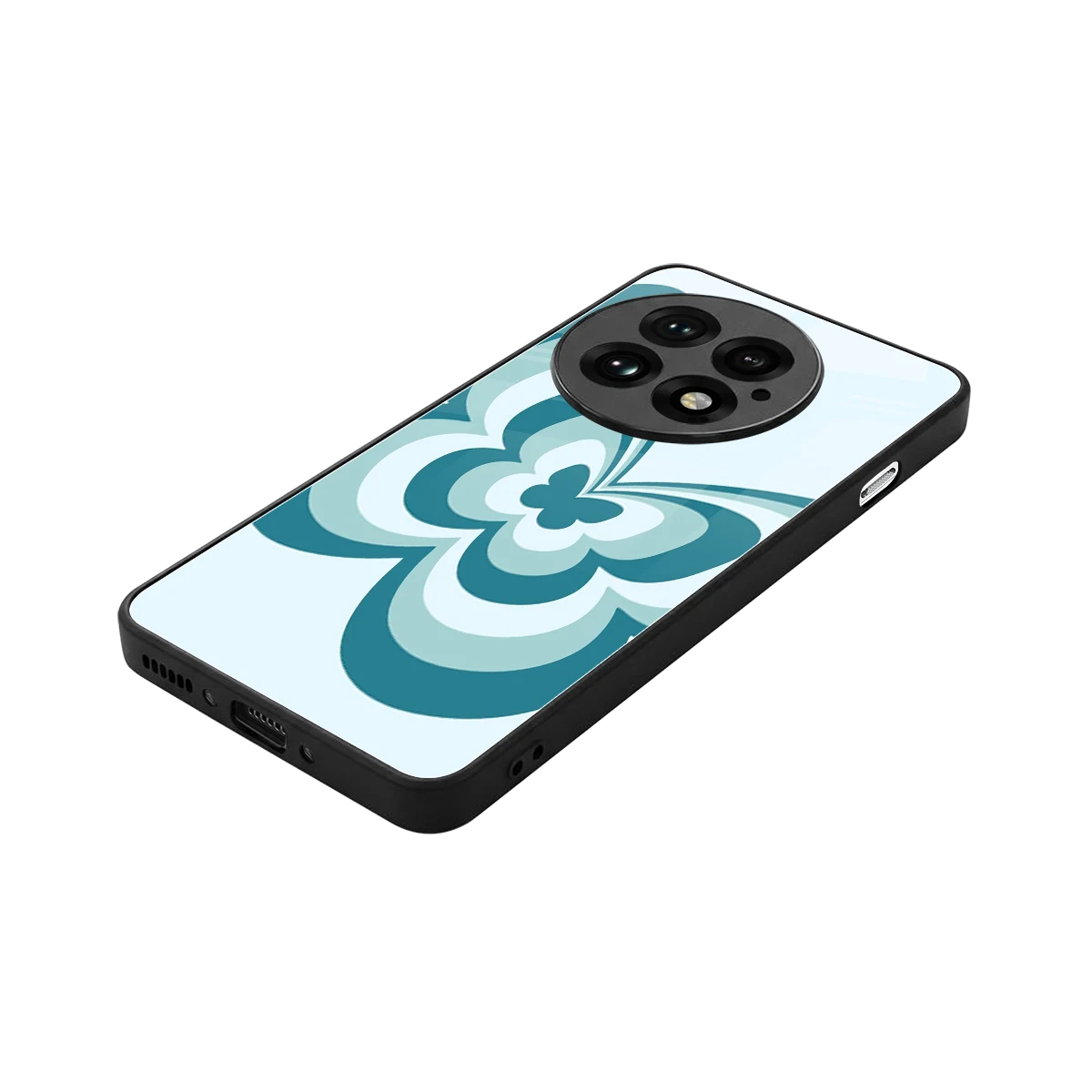 Y2K Green Butterfly stylish phone case for oneplus 13 | glossy glass and slim fit