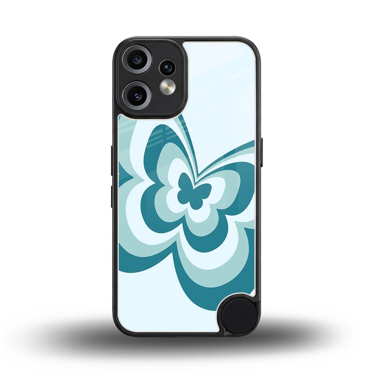 Y2K Green Butterfly back phone cover | glass case for cmf nothing phone 2 pro