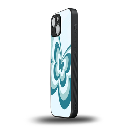 Y2K Green Butterfly iphone 12 mini mobile cover | shockproof glass phone case