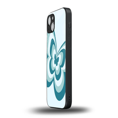Y2K Green Butterfly iphone 14 plus mobile cover | shockproof glass phone case
