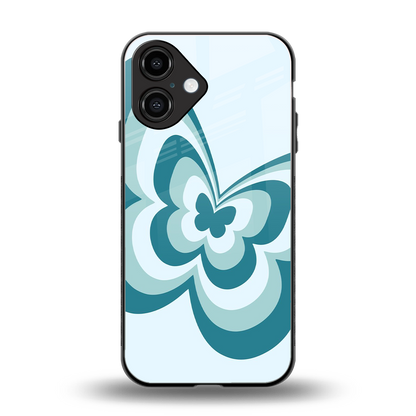 Y2K Green Butterfly Phone Case for Iphone 16 | Glass Case