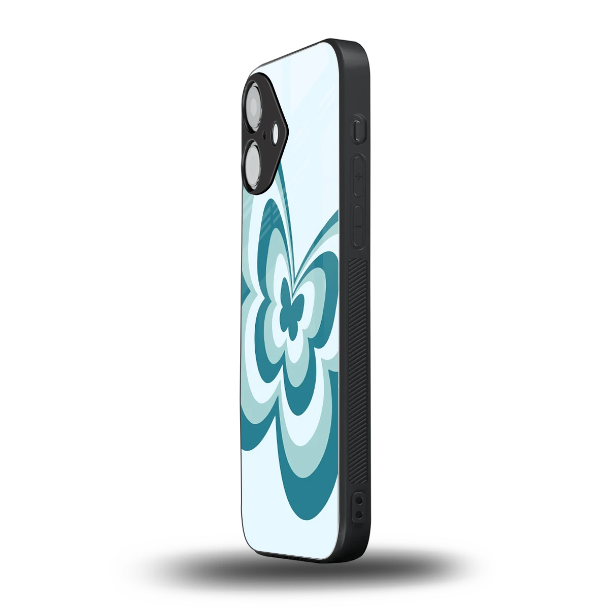 Y2K Green Butterfly iPhone 16 mobile cover | shockproof glass phone case
