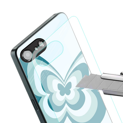 Y2K Green Butterfly stylish phone case for iphone 16e | glossy glass and slim fit