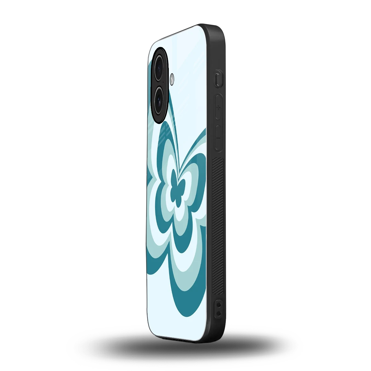 Y2K Green Butterfly iphone 17 mobile cover | shockproof glass phone case