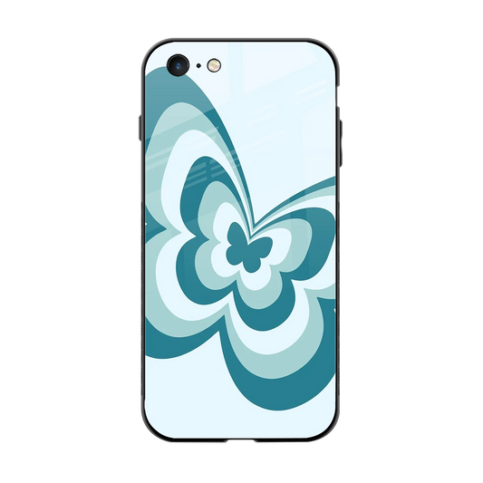 Y2K Green Butterfly back phone cover | glass case for iphone 6