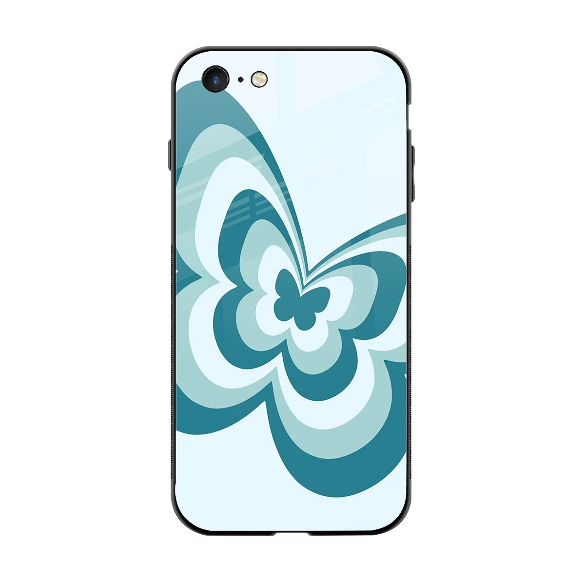 Y2K Green Butterfly back phone cover | glass case for iphone 6s plus