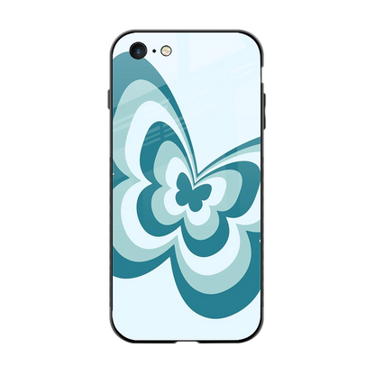 Y2K Green Butterfly back phone cover | glass case for iphone 6s plus