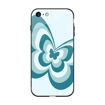 Y2K Green Butterfly back phone cover | glass case for iphone 7