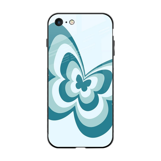 Y2K Green Butterfly back phone cover | glass case for iphone 7