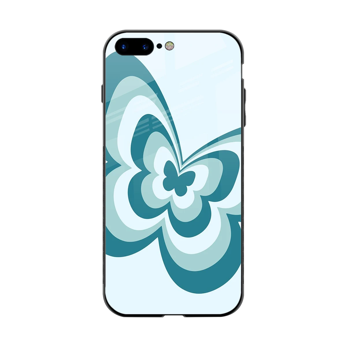 Y2K Green Butterfly back phone cover | glass case for iphone 8 plus