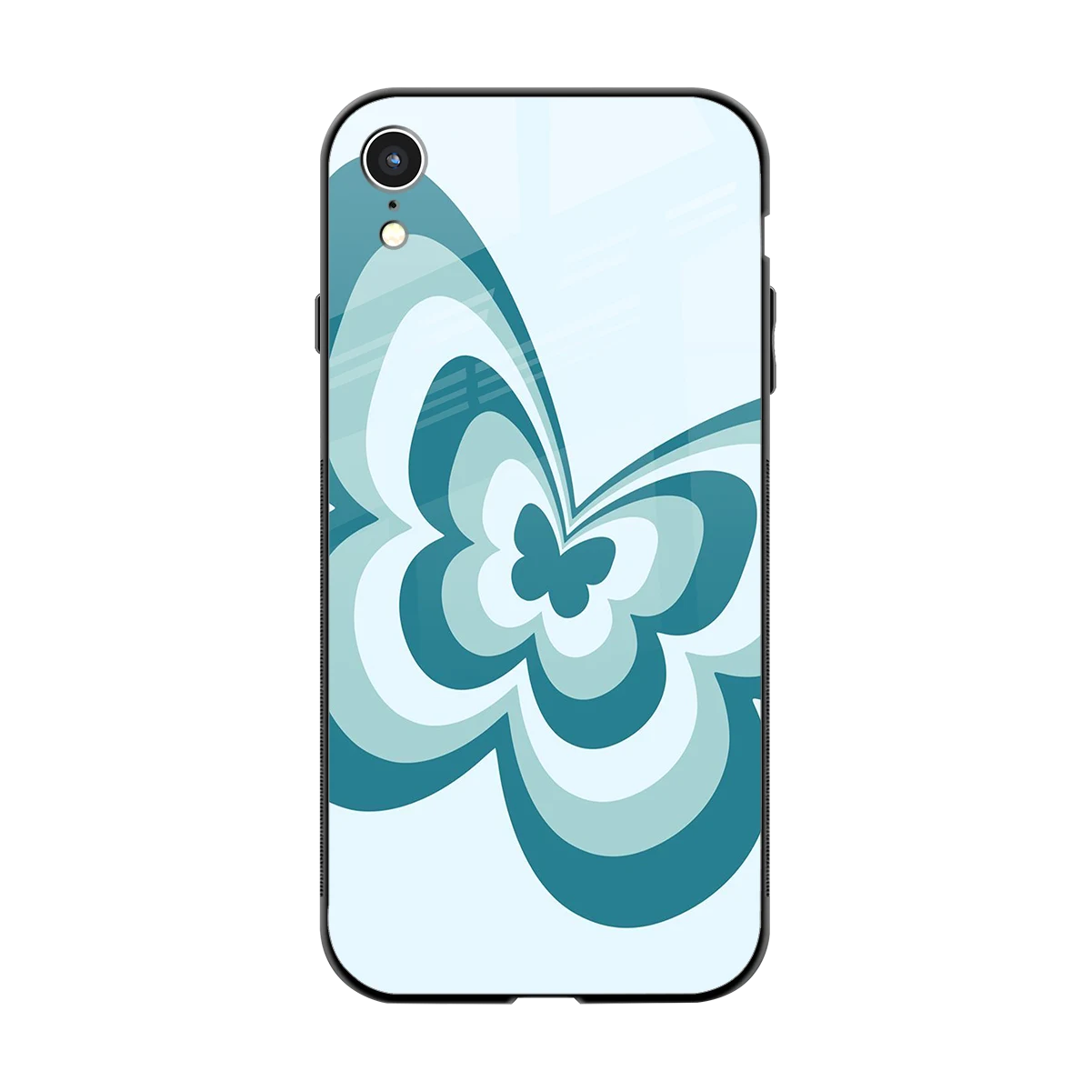 Y2K Green Butterfly back phone cover | glass case for iphone xr
