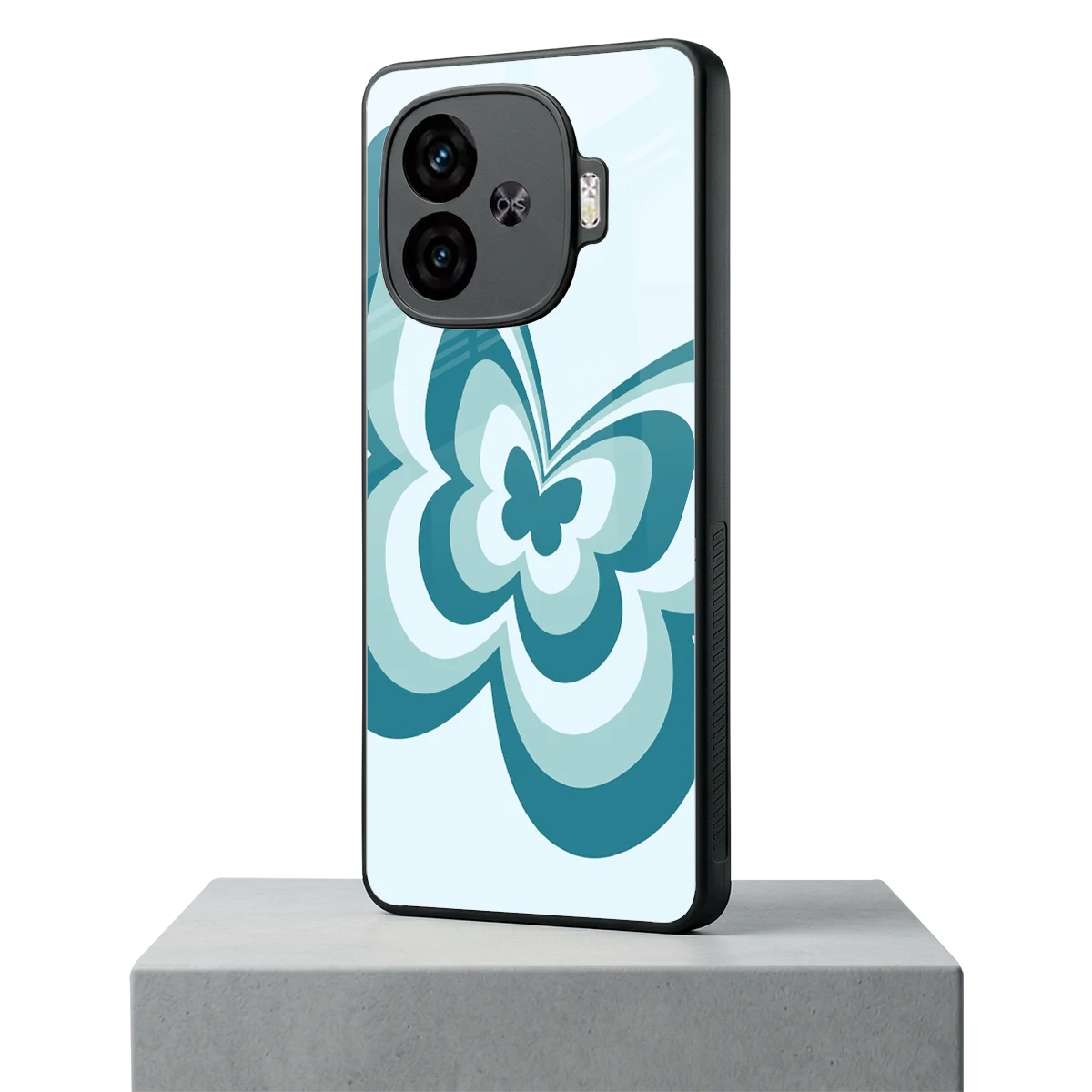 Y2K Green Butterfly iqoo neo 10r 5g mobile cover | shockproof glass phone case