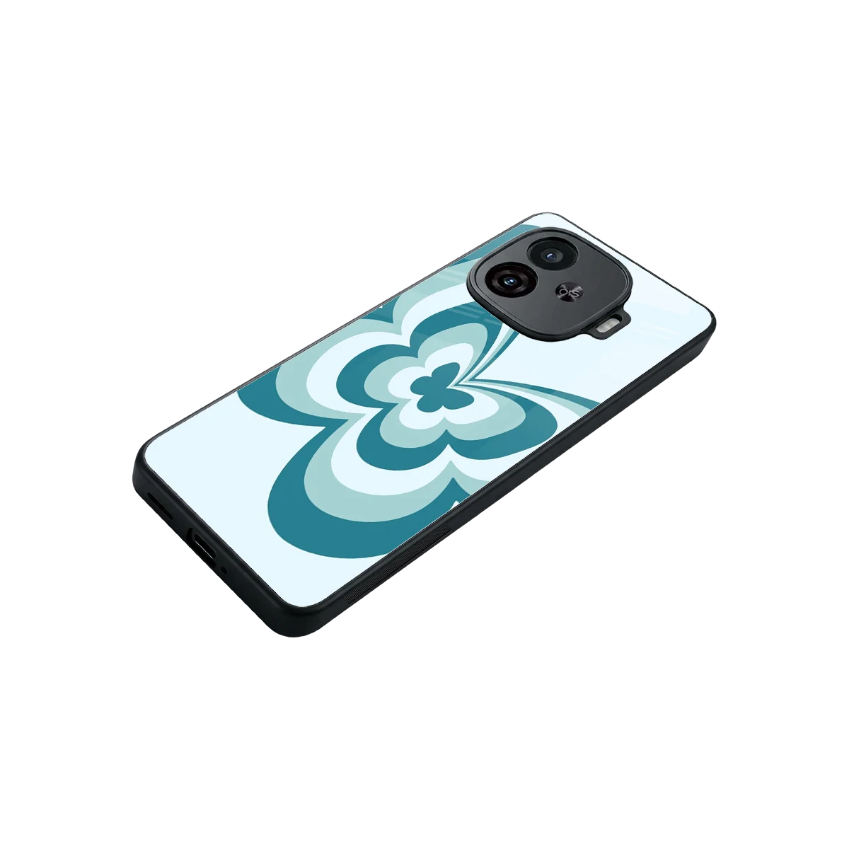 Y2K Green Butterfly stylish phone case for iqoo neo 10r 5g | glossy glass and slim fit