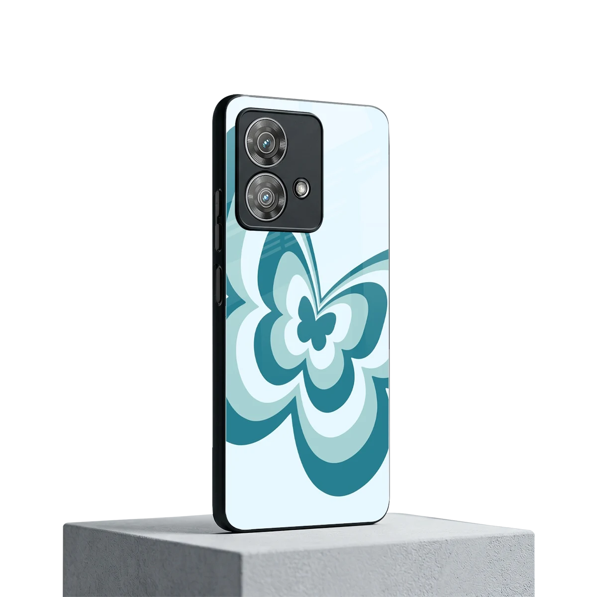 Y2K Green Butterfly motorola edge 40 neo 5g mobile cover | shockproof glass phone case