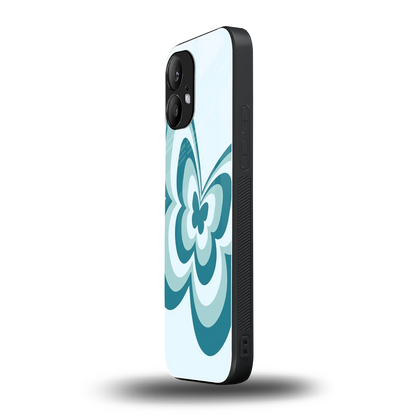 Y2K Green Butterfly nothing phone 2 mobile cover | shockproof glass phone case