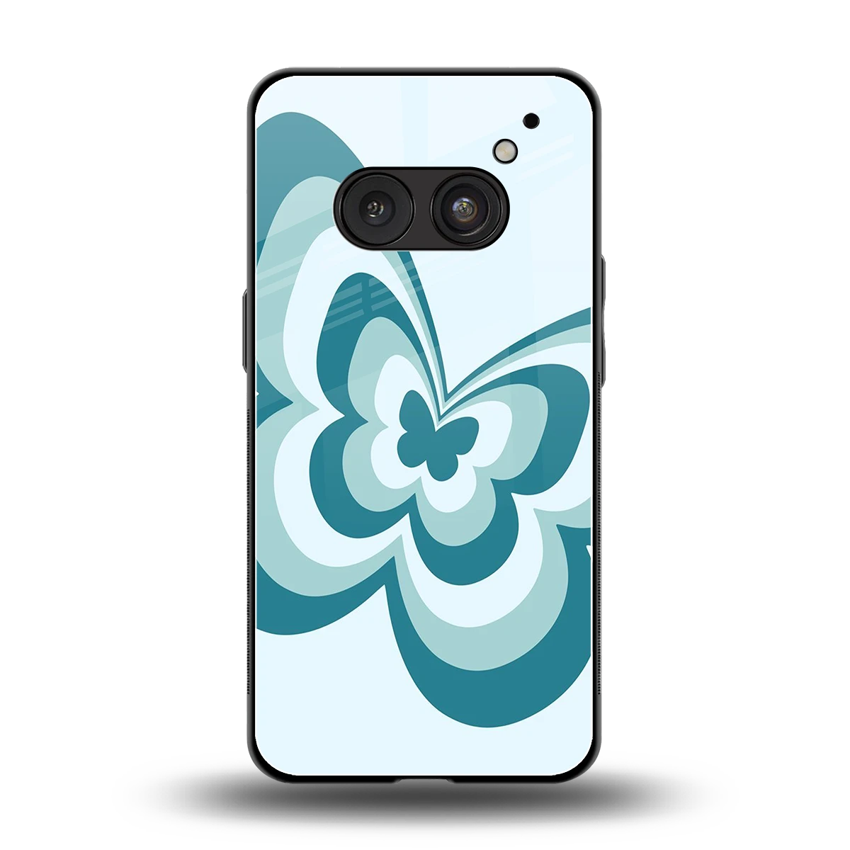 Y2K Green Butterfly back phone cover | glass case for nothing phone 2a
