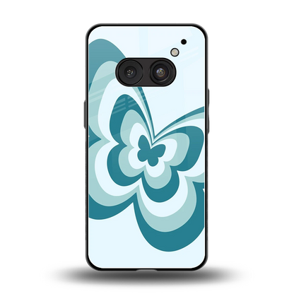 Y2K Green Butterfly back phone cover | glass case for nothing phone 2a